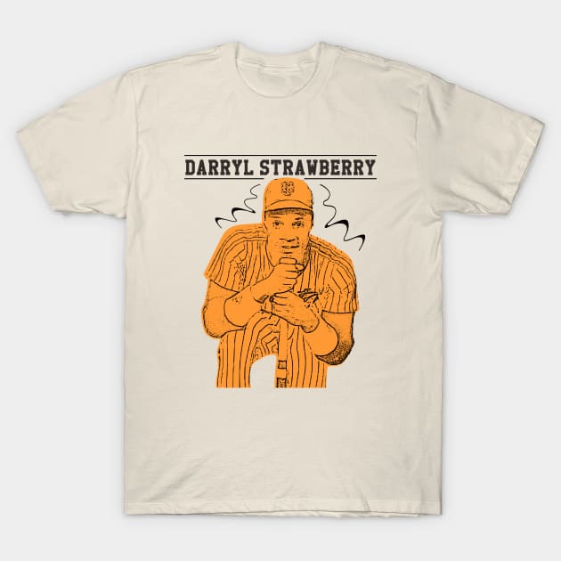 Darryl Strawberry | retro T-Shirt by Aloenalone